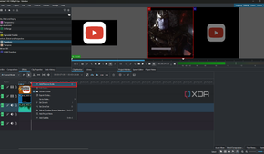 Kdenlive adding guides to simplify multi-track