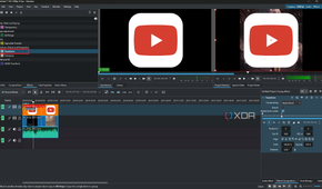 Kdenlive adding keyframe to clip