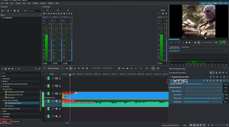 Kdenlive applying delay to audio clip