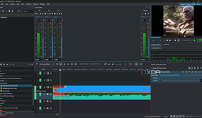 Kdenlive applying octave shift to audio clip