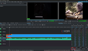 Kdenlive audio waveform