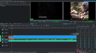 Kdenlive audio waveform