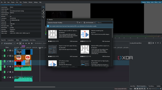 Kdenlive downloading render profiles