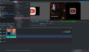 Kdenlive locate multi-track mode