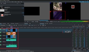 Kdenlive multi-format tracks on timeline