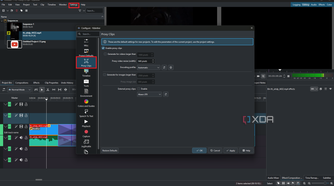 Kdenlive Proxy clip settings