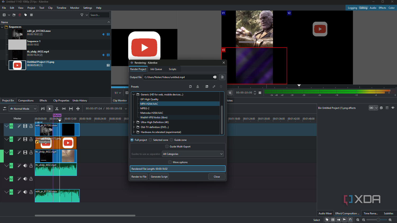 Kdenlive render window-1