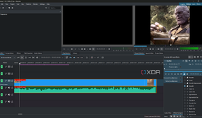 Kdenlive using Box Blur effect on clip