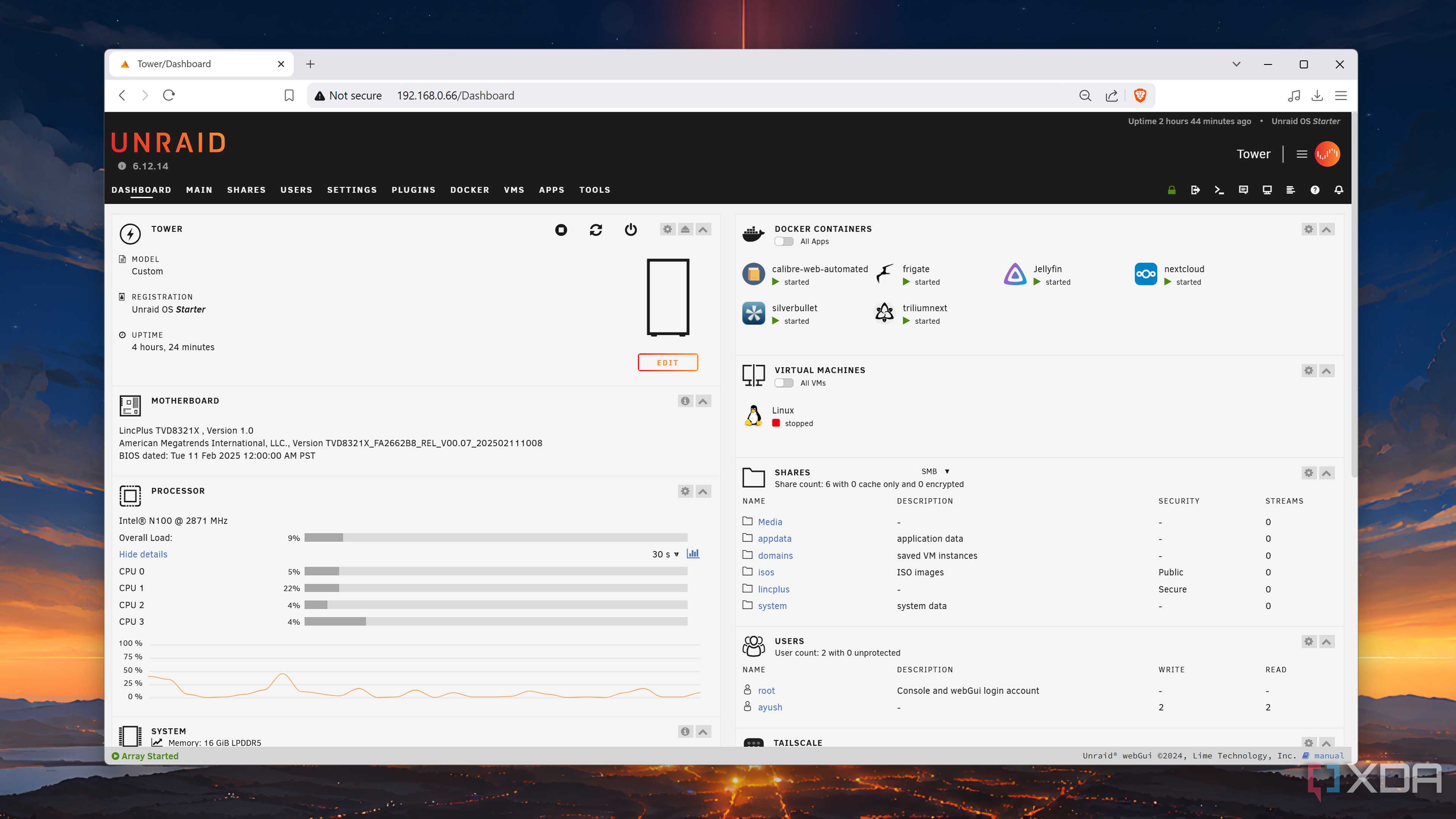 The Unraid Dashboard
