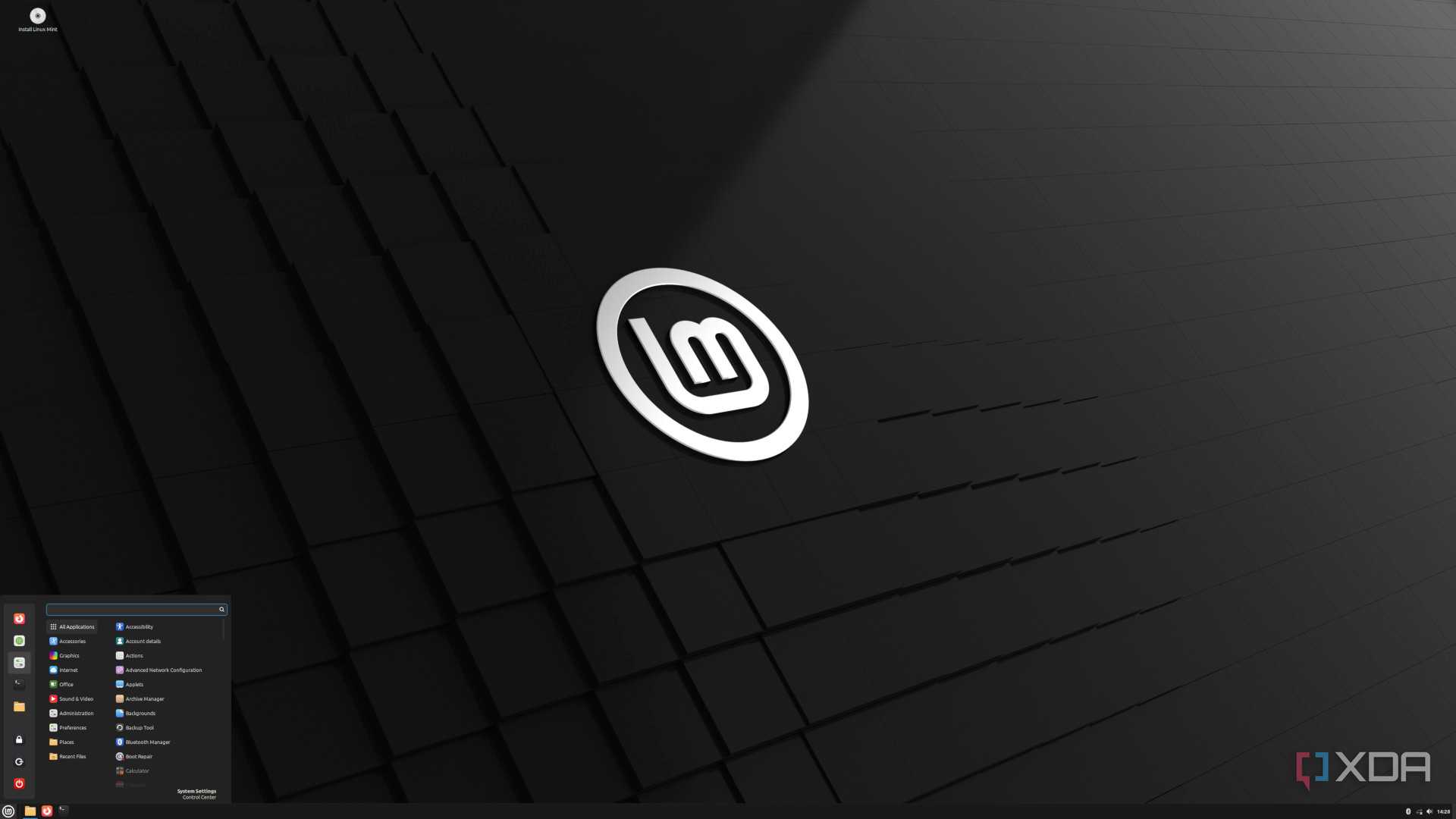 Linux Mint 22.1 Start Menu