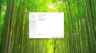 Screenshot of Listary settings showin available actions and the ability to create new ones
