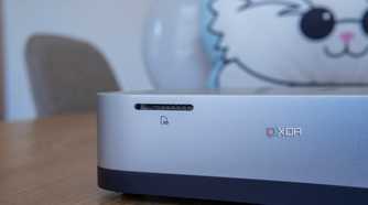 Close-up of the SD card slot on the side of the Minisforum AI X1 Pro