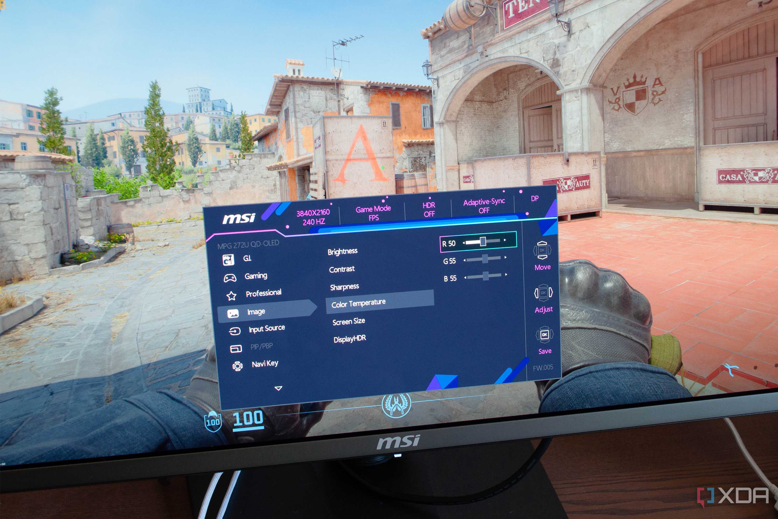MSI-272URX-QD-OLED-color-temp-menu-2