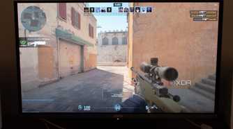MSI 272URX QD-OLED playing CS2