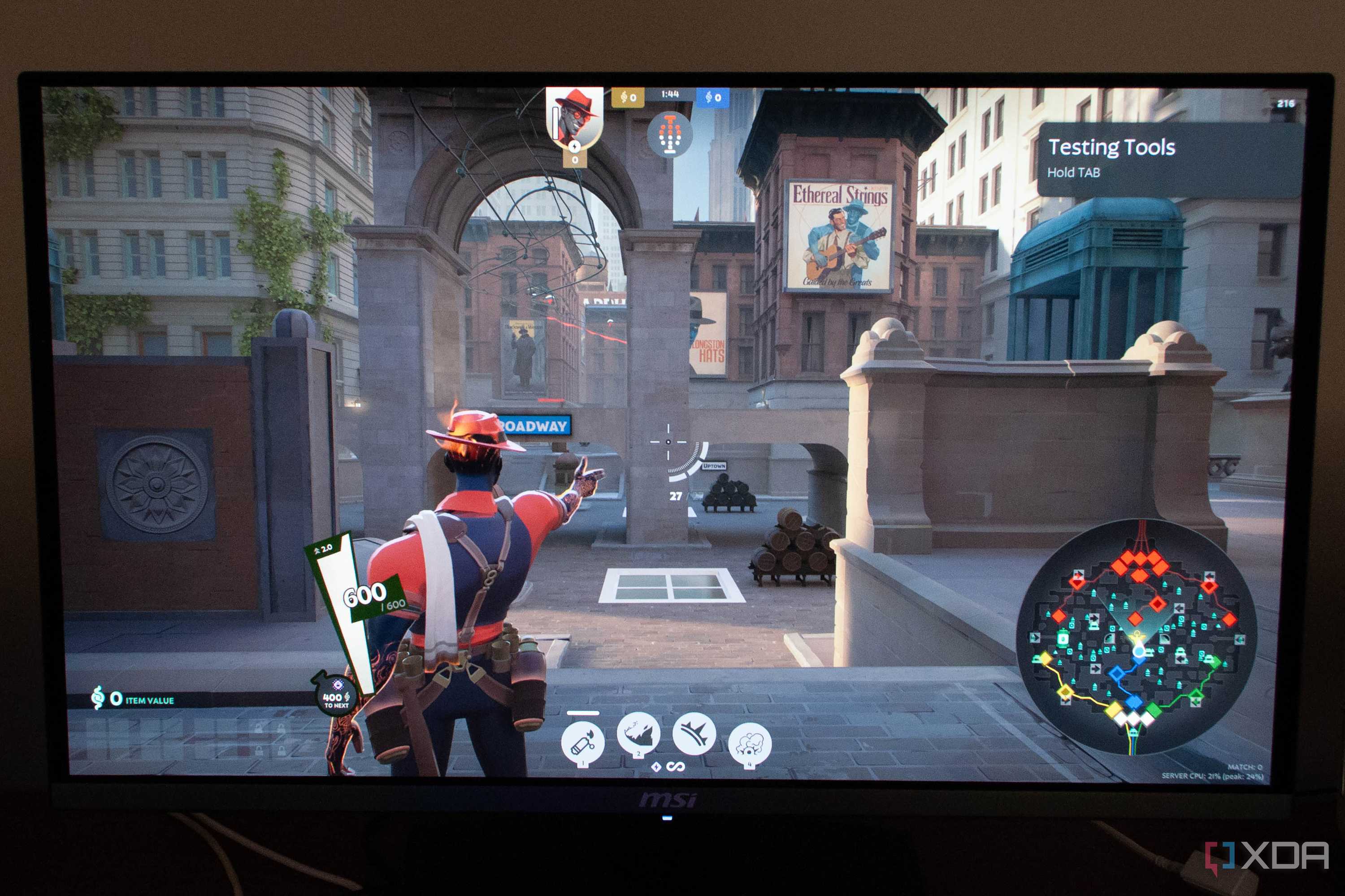 MSI 272URX QD-OLED playing Deadlock