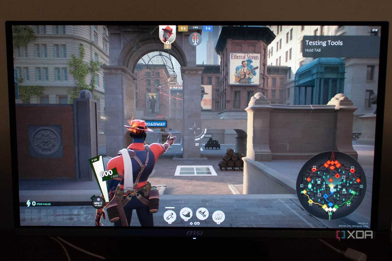 MSI 272URX QD-OLED playing Deadlock