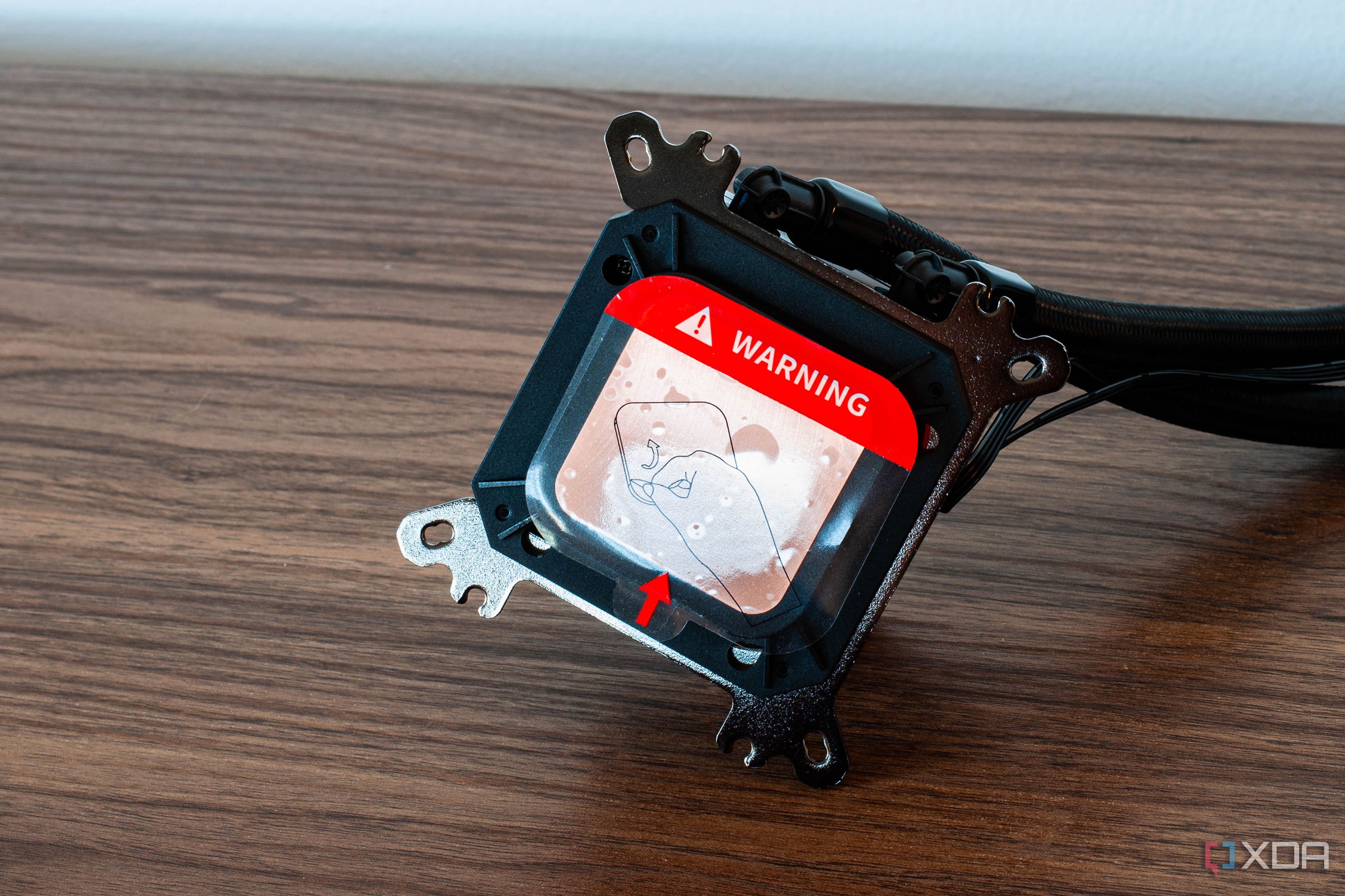 base plate of a CPU liquid cooler 