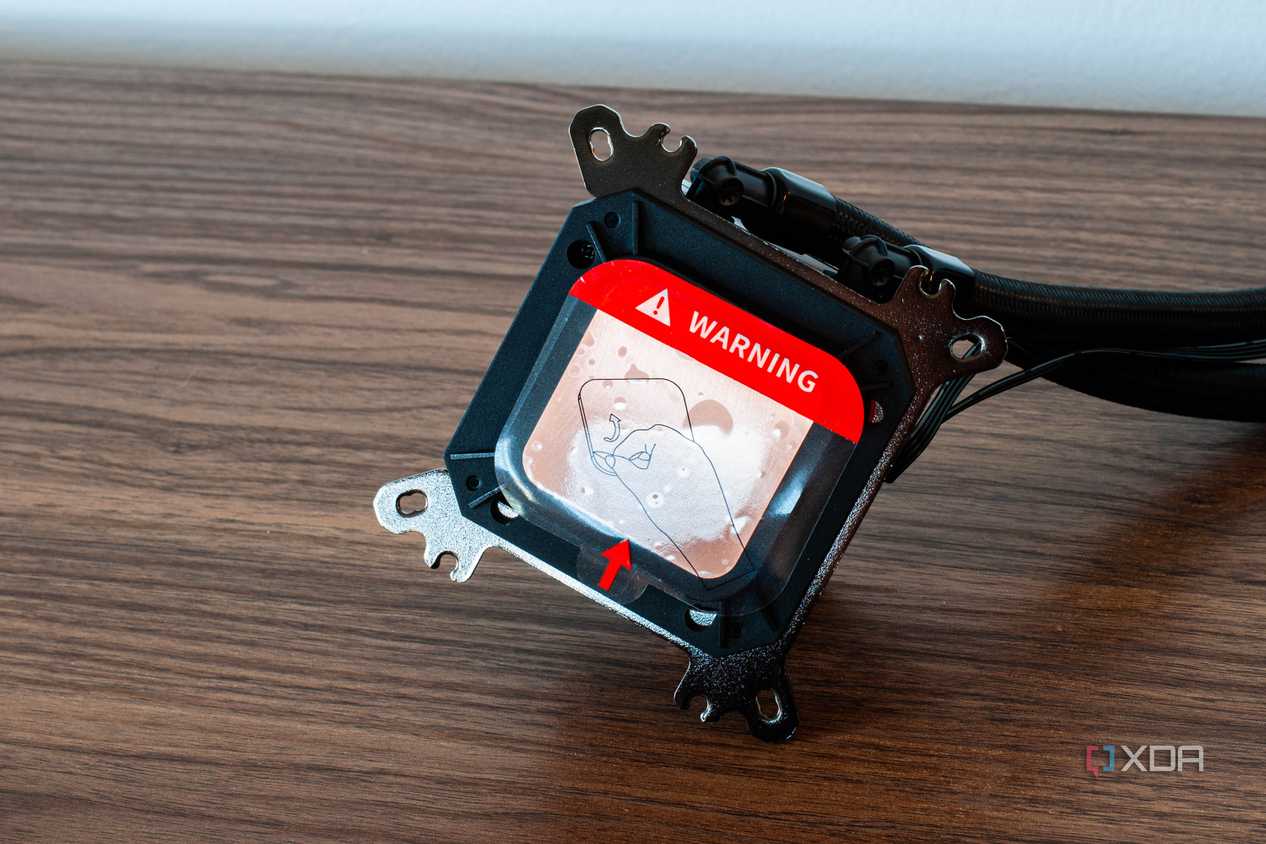 base plate of a CPU liquid cooler