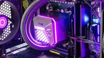 MSI MAG X870E Tomahawk Wifi cooler installed