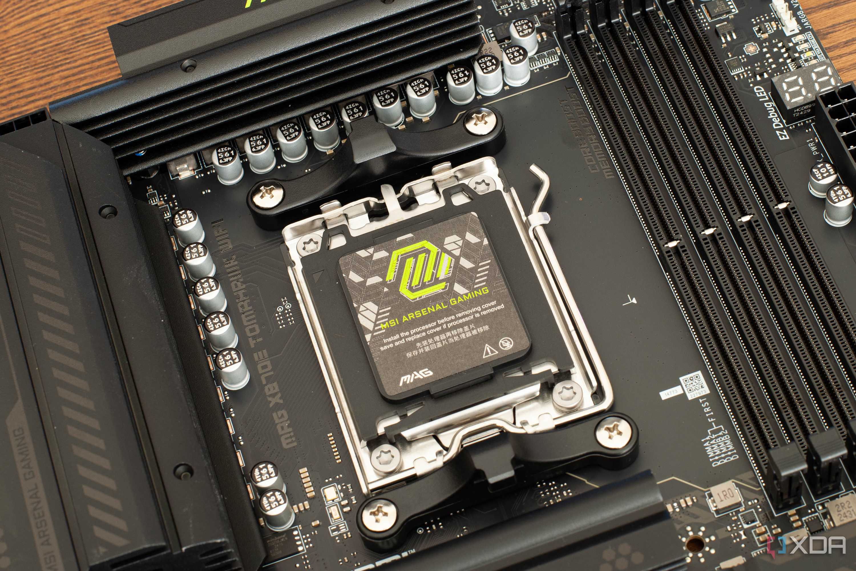 MSI MAG-X870E Tomahawk Wifi CPU slot
