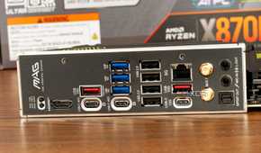 MSI motherboard on desk