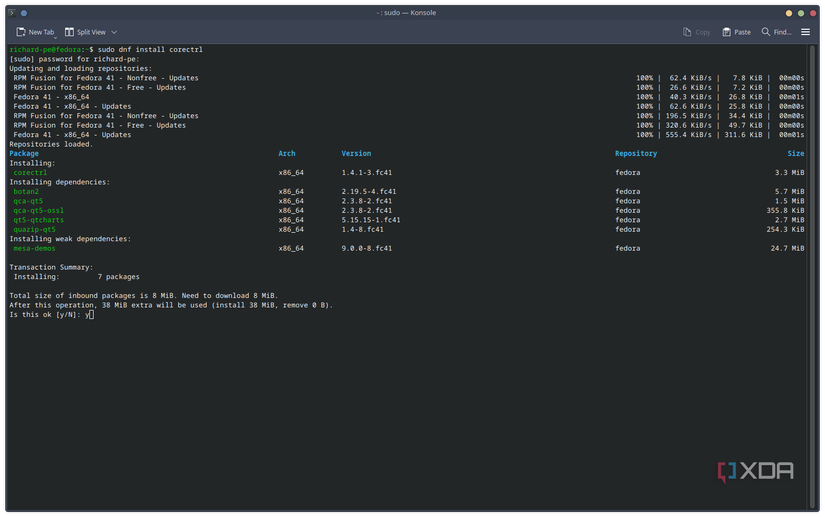 mumble-fedora-install-screenshot