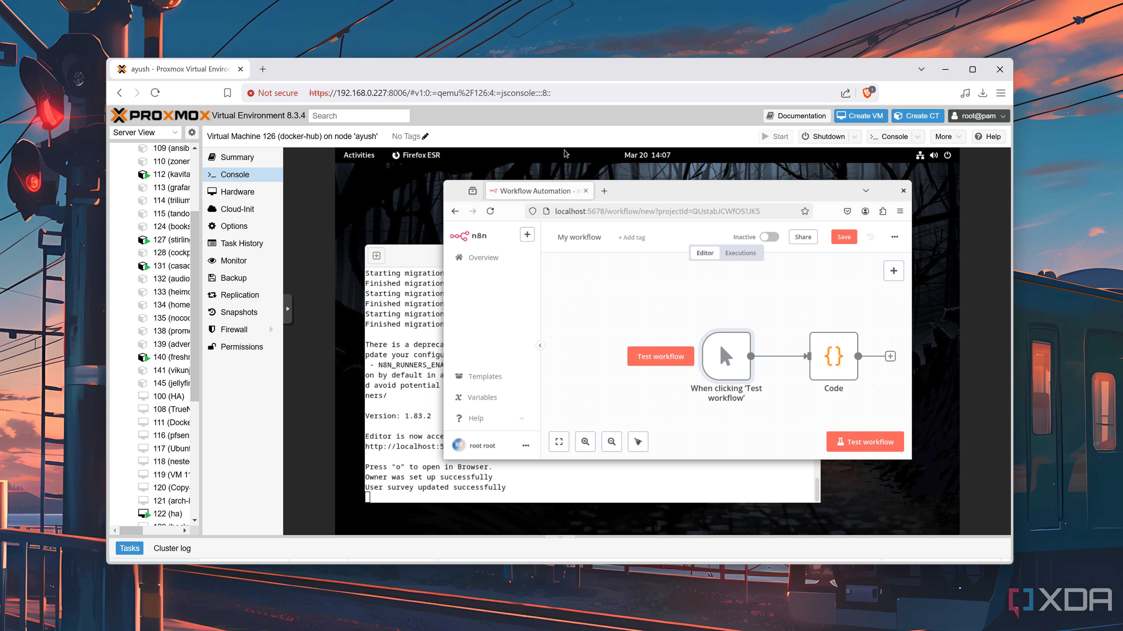 Running n8n on Proxmox