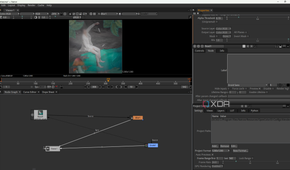 Natron connecting nodes and adjusting settings