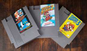 Super Mario Bros trilogy on NES