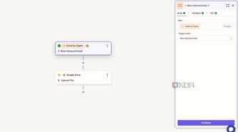 new inbound email trigger in zapier
