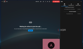 Nextcloud Talk, starting a call