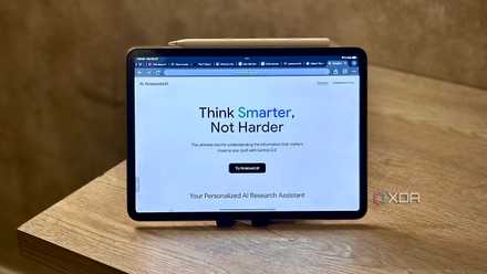 iPad இல் Notebook LMக்கான பதிவுப் பக்கம்