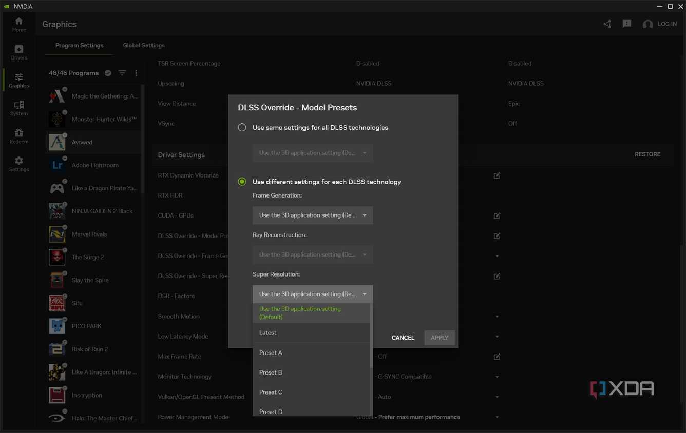 nvidia-app-dlss-override-5