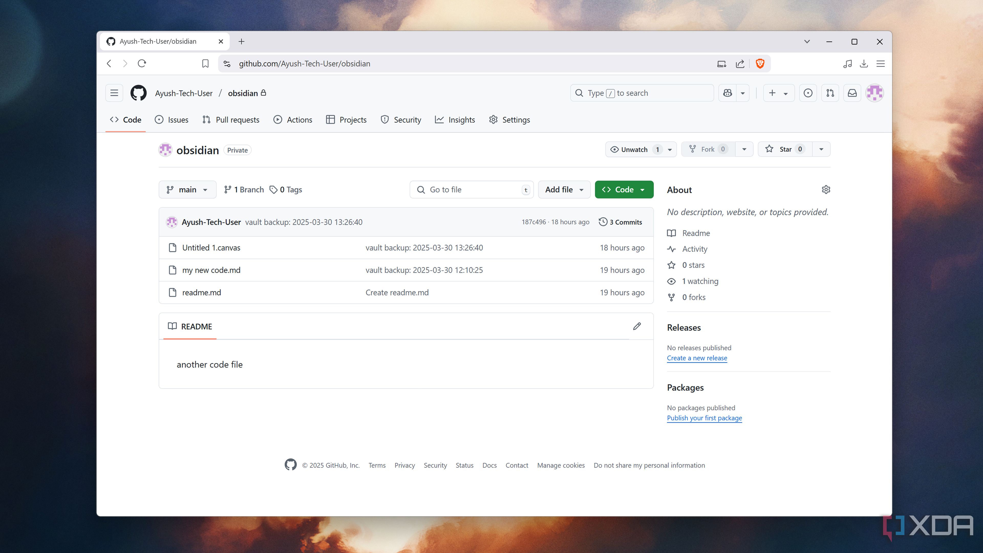 Syncing Obsidian files with Git
