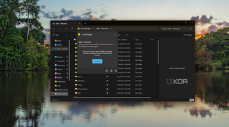 Screenshot of File Explorer on Windows 11 showing the available storage quota