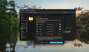 Screenshot of File Explorer and OneDrive on Windows 11