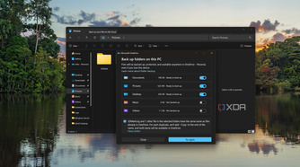 Screenshot of File Explorer and OneDrive on Windows 11