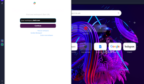 opera with slack in the sidebar