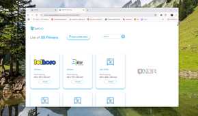 A list of 3D printers in SelfCAD slicer