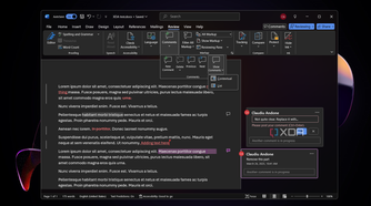 Options-to-display-comments-in-Word