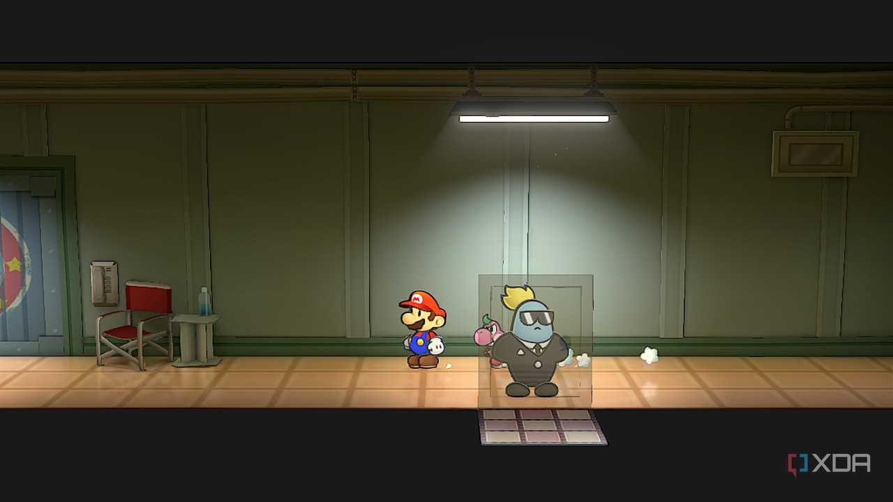Glitz Pit hall Paper Mario: The Thousand Year Door