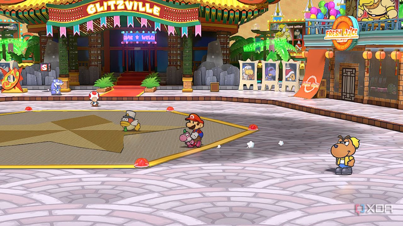Paper Mario: The Thousand Year Door Glitzville