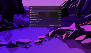 Screenshot of the Raycast search bar with Windows apps showing up in search results