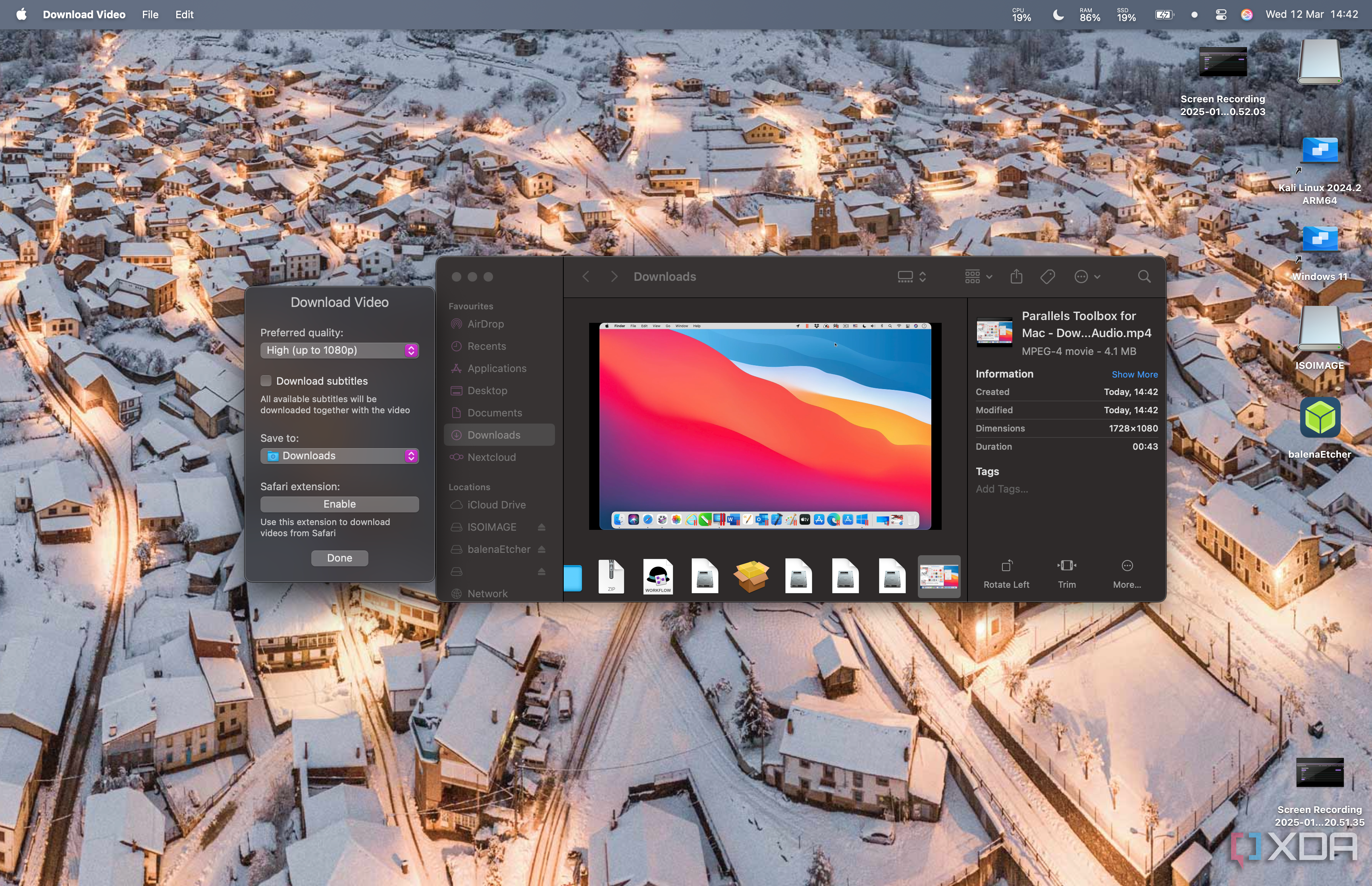 Parallels toolbox