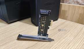 A PCIe-to-NVMe card