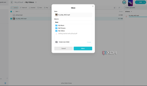 pcloud move file