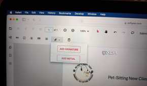 PDFgear fillable form feature