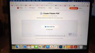 PDFgear browser fillable form feature