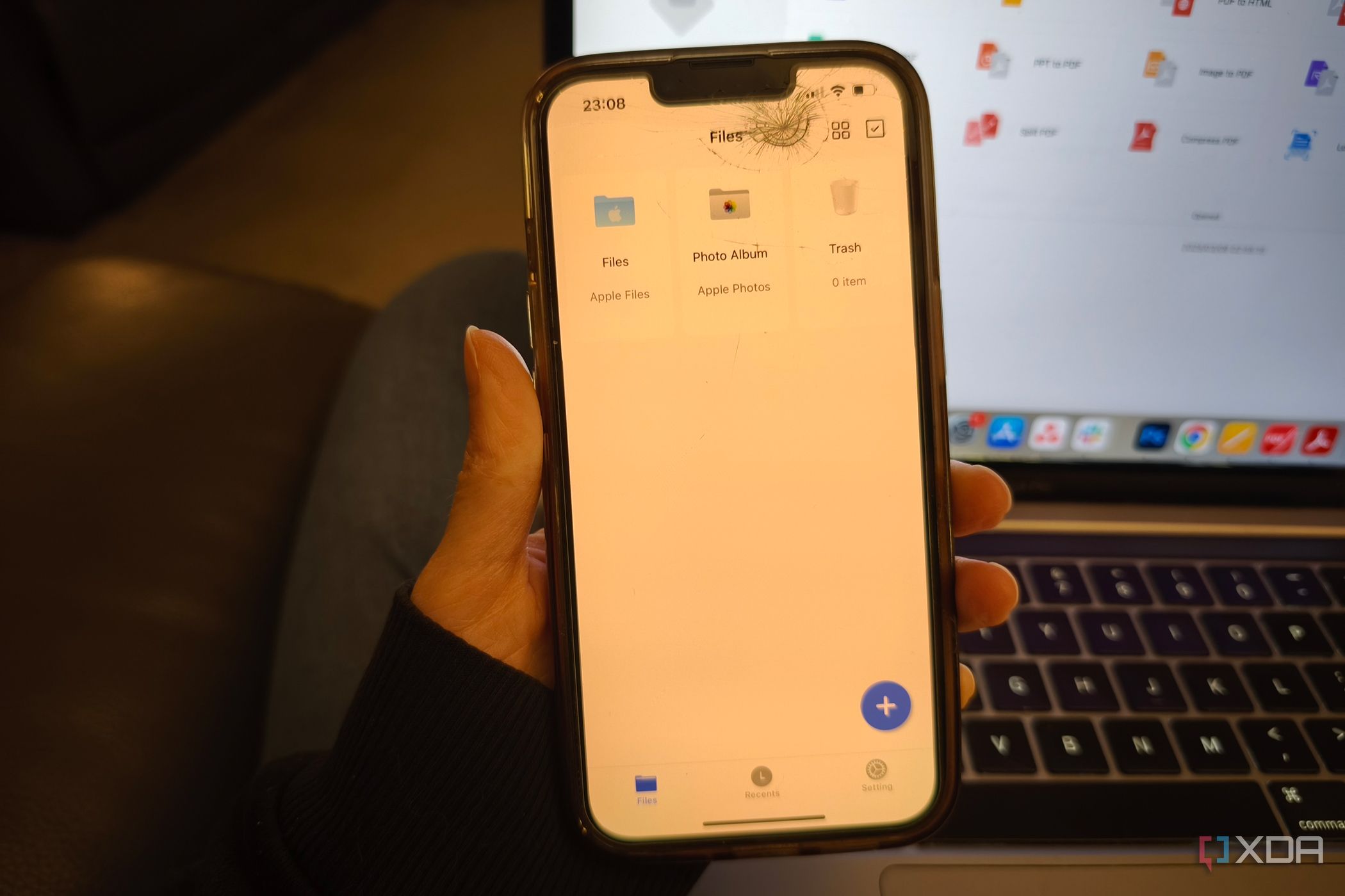 PDFgear app on iPhone