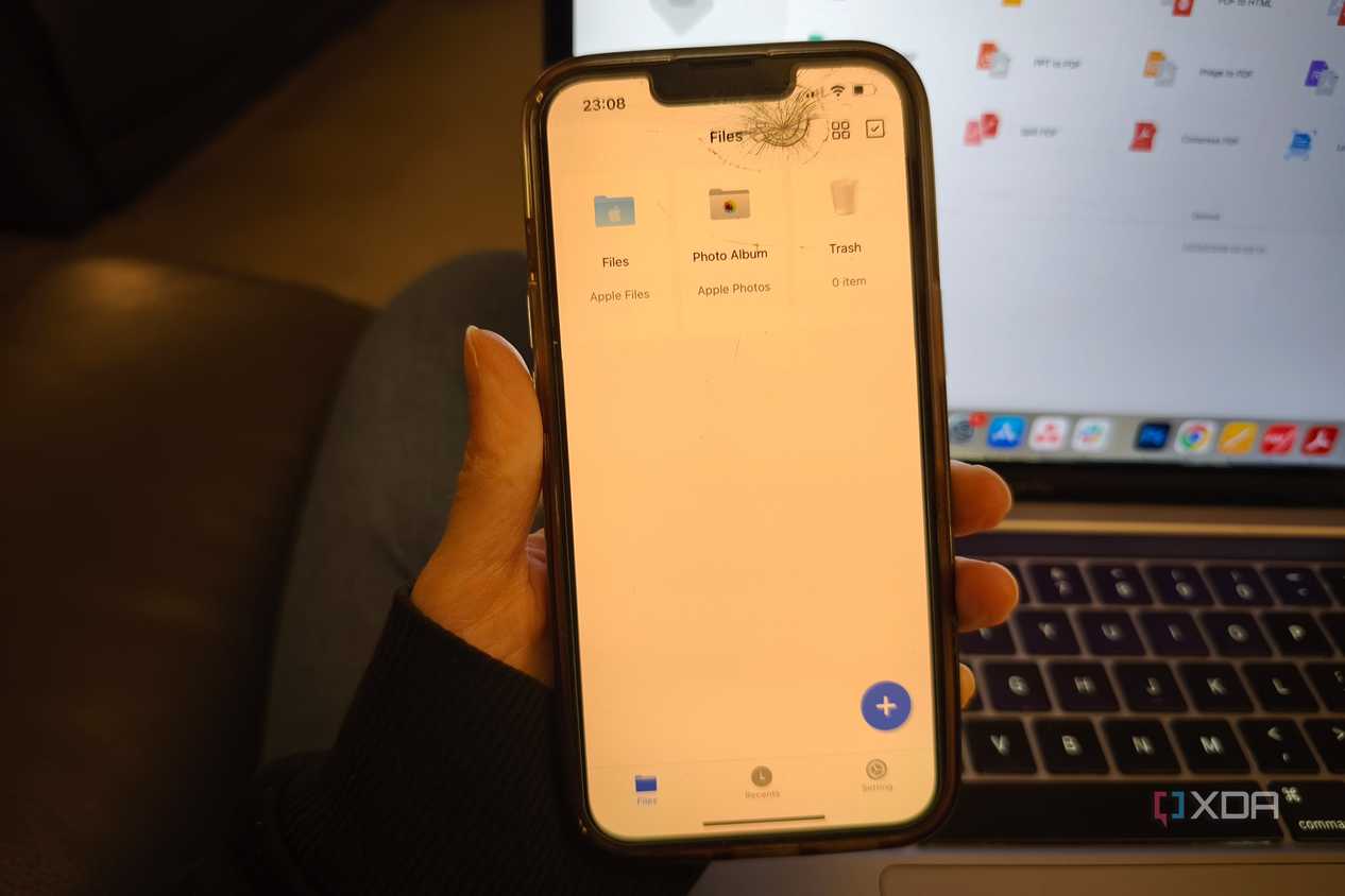 PDFgear app on iPhone